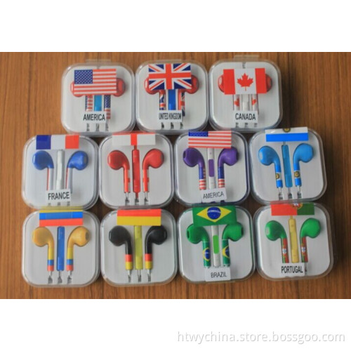 Popular Flag for iPhone Earphone